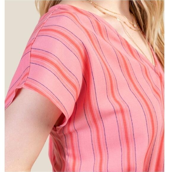 NWT Pink cabana romper - Picture 2 of 4